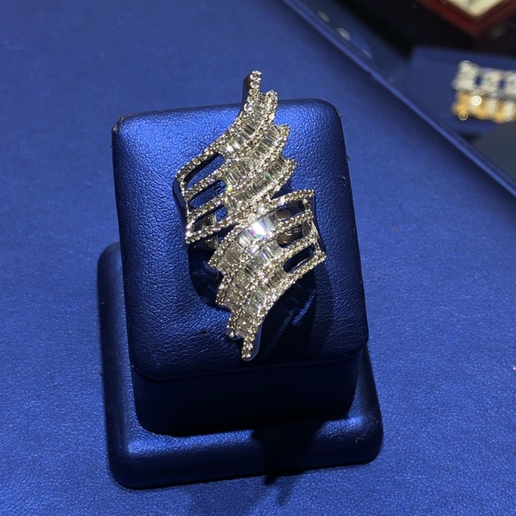 🛑Sold🛑Gorgeous 14k White Gold,3.04ct DiamondRing - Picture 6 of 8